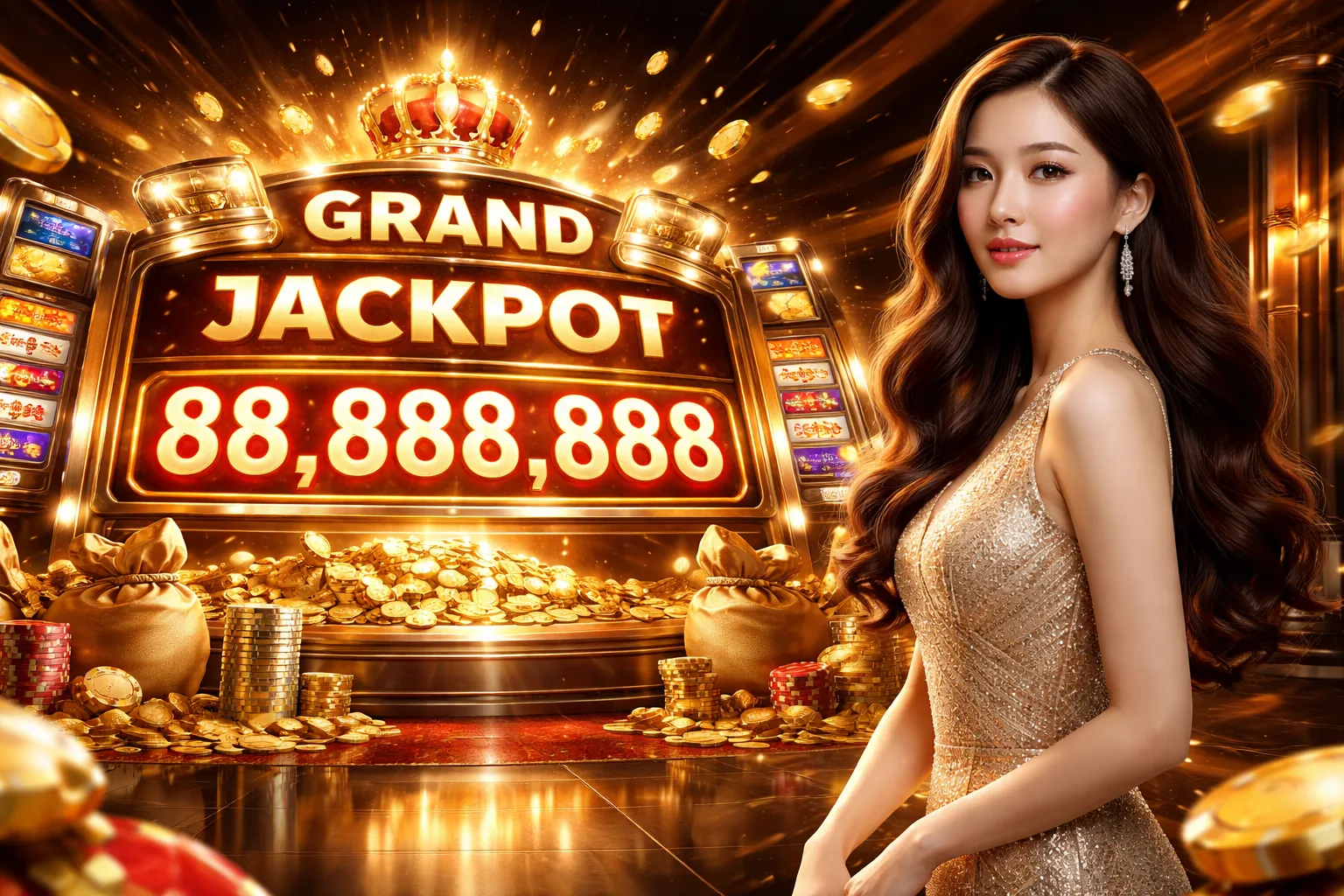 Sảnh casino trực tuyến sang trọng của 7789bet App